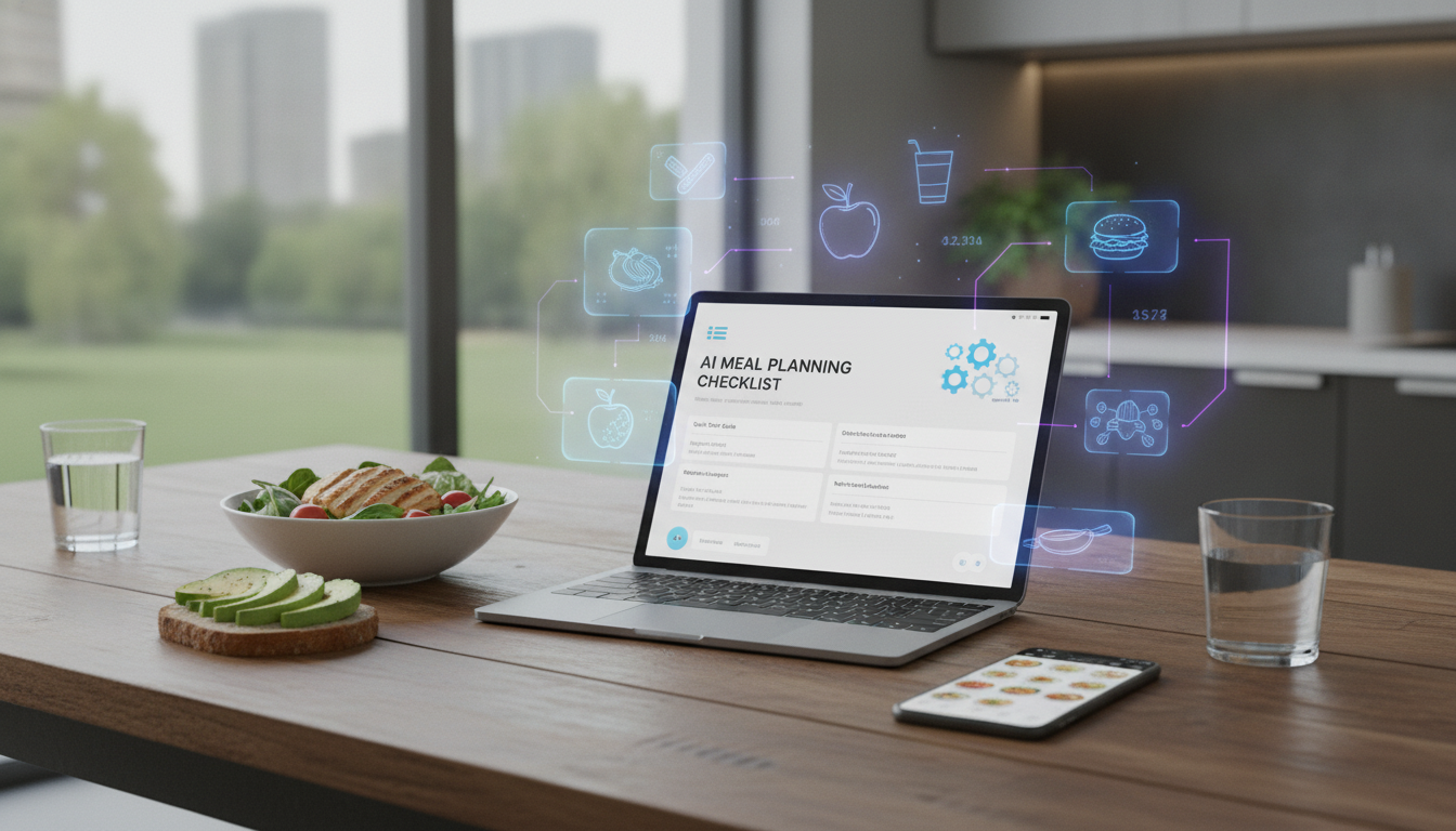 AI Meal Planning Checklist for Faster, Healthier Weeks